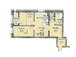 Продается 3-комнатная квартира Сибирская, 84, 70 м², 5647200 рублей