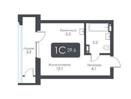 Продается Студия ЖК CITY TOWERS (Сити Тауэрс), 29.6  м², 7310000 рублей