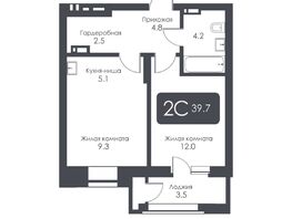 Продается 2-комнатная квартира ЖК CITY TOWERS (Сити Тауэрс), 39.9  м², 8970000 рублей