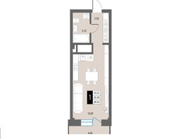 Продается Студия ЖК Дом на Светлова, 28.04  м&sup2;, 3925600 рублей