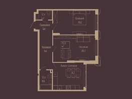 Продается 2-комнатная квартира АК Маяковский, 74.3  м², 20232000 рублей