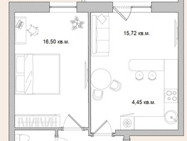 Продается 1-комнатная квартира ЖК Берёзка, дом №3, 51.06  м&sup2;, 7608000 рублей