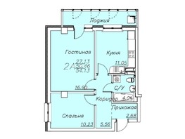 Продается 2-комнатная квартира ЖК Housepark (Хауспарк), 54.13  м², 7307550 рублей