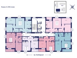 Продается 3-комнатная квартира ЖК Univers (Универс), 2 квартал, 77.5  м², 10772500 рублей