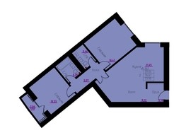 Продается 3-комнатная квартира ЖК Преображенский, дом 8, 78.7  м², 10616000 рублей