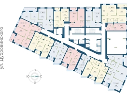 Продается 2-комнатная квартира ЖК Суриков, дом 1, 71.9 м², 11144500 рублей
