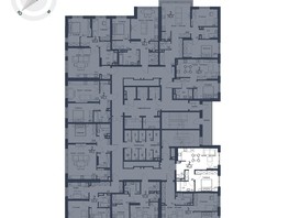 Продается 2-комнатная квартира ЖК Чижи, 45  м², 8235000 рублей
