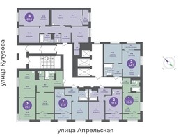 Продается 3-комнатная квартира ЖК Прогресс-квартал Перемены, дом 1, 69.1  м², 8292000 рублей