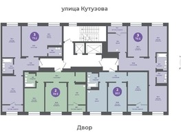 Продается 3-комнатная квартира ЖК Прогресс-квартал Перемены, дом 1, 79.2  м², 9504000 рублей