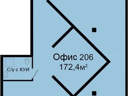Сдается Офис ЖК Новая панорама, дом 1, 172.4  м², 103440 рублей