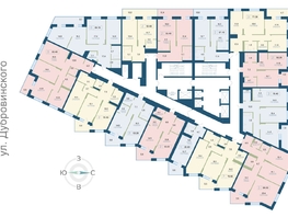 Продается 3-комнатная квартира ЖК Суриков, дом 2, 78.4 м², 13030080 рублей