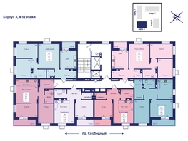 Продается 3-комнатная квартира ЖК Univers (Универс), 2 квартал, 77.5  м², 10811250 рублей