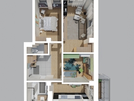 Продается 3-комнатная квартира ЖК Сосны, дом 2/2, 73.18 м², 8269340 рублей