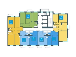 Продается 3-комнатная квартира ЖК Преображенский, дом 13, 88.55  м², 9800000 рублей