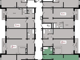 Продается 2-комнатная квартира ЖК Мичурино, дом 2 строение 6, 61  м², 5580000 рублей