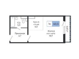 Продается Студия ЖК Три слона, дом 3, 37.6  м², 4549600 рублей