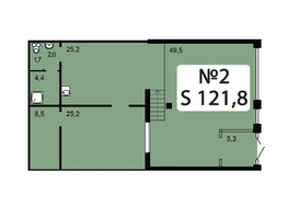 Сдается Офис ЖК Домино, дом 1, 121.8  м², 121800 рублей