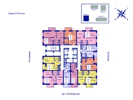 Продается 2-комнатная квартира ЖК Univers (Универс), 3 квартал, 54.5  м², 8066000 рублей