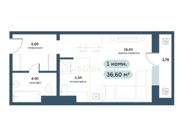 Продается Студия ЖК Белый квартал на Спандаряна, 2, 36.9  м², 5600000 рублей