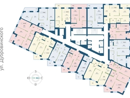 Продается 2-комнатная квартира ЖК Суриков, дом 2, 50.6  м², 8888888 рублей