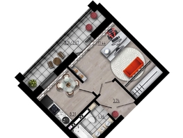 Продается 1-комнатная квартира ЖК Преображенский, дом 5, 34.2 м², 6600000 рублей