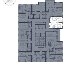Продается 2-комнатная квартира ЖК Чижи, 1 очередь (корпус 1,2), 42.4 м², 8056000 рублей
