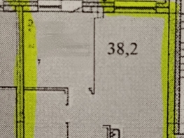 Продается 1-комнатная квартира ЖК Зеленая высотка на Калинина, 38.2  м², 4191000 рублей