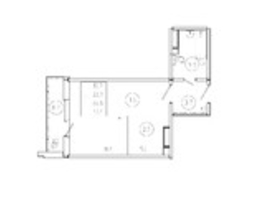 Продается Студия ЖК Три слона, дом 1, 35.6 м², 3930000 рублей