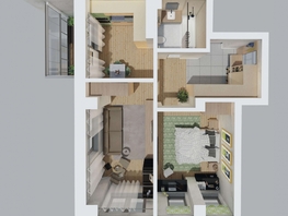 Продается 2-комнатная квартира ЖК Сосны, дом 2/2, 54.21 м², 6179940 рублей