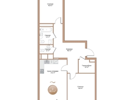Продается 2-комнатная квартира ЖК Небо над Енисеем, 78.5 м², 10833000 рублей