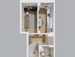 Продается 1-комнатная квартира ЖК Сосны, дом 2/1, 41.1 м², 5260800 рублей