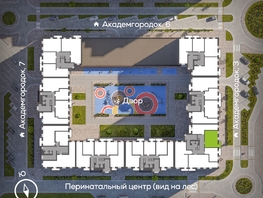 Продается 2-комнатная квартира ЖК Академгородок, дом 5, 54.35  м², 9000000 рублей