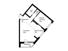 Продается 2-комнатная квартира ЖК Runway (Ранвэй), 72  м&sup2;, 11980800 рублей