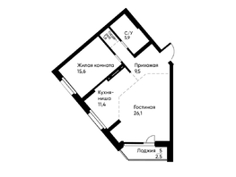 Продается 2-комнатная квартира ЖК Runway (Ранвей), 71.8  м², 11485056 рублей