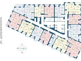 Продается 3-комнатная квартира ЖК Суриков, дом 2, 77.5 м², 12555000 рублей