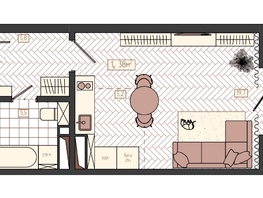 Продается 1-комнатная квартира ЖК КБС. Классика, дом 3, 38  м&sup2;, 6000000 рублей