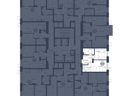 Продается 2-комнатная квартира ЖК Чижи, 2 очередь (корпус 5), 43.9  м², 7682500 рублей