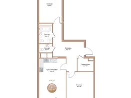 Продается 2-комнатная квартира ЖК Небо над Енисеем, 78.5  м&sup2;, 11147000 рублей