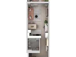 Продается Студия ЖК Аллея Парк, 1 этап, 43.09  м&sup2;, 6161870 рублей