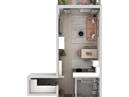 Продается Студия ЖК Аллея Парк, 1 этап, 40.32  м&sup2;, 6048000 рублей