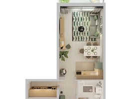 Продается Студия ЖК Аллея Парк, 3 этап, 40.38  м&sup2;, 5532060 рублей