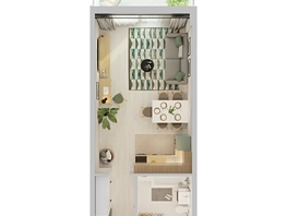Продается Студия ЖК Аллея Парк, 3 этап, 36.48  м&sup2;, 4997760 рублей