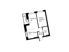 Продается 2-комнатная квартира ЖК Runway (Ранвей), 52.6  м&sup2;, 8775363 рублей