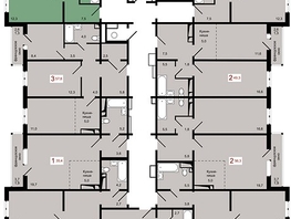 Продается 2-комнатная квартира ЖК КБС. Берег, дом 7 строение 2, 56.3  м&sup2;, 8400000 рублей