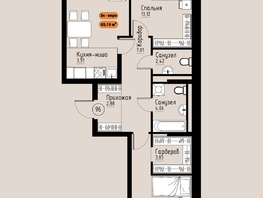 Продается 3-комнатная квартира ЖК Премьер парк, 65.1  м&sup2;, 10871700 рублей