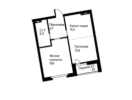 Продается 2-комнатная квартира ЖК Ранвэй, 58.9  м&sup2;, 10244005 рублей