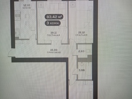 Продается 3-комнатная квартира ЖК Новый Академ, дом 7, 83.3  м&sup2;, 13450000 рублей