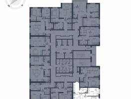 Продается 3-комнатная квартира ЖК Чижи, 1 очередь (корпус 1,2), 56.3  м&sup2;, 10415500 рублей
