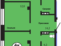 4-комн, Лесников ул, д.59