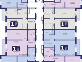 Продается 2-комнатная квартира ЖК Рябиновый дворик, дом 1, 60.8  м&sup2;, 7960000 рублей